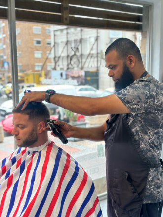 Salon301 Owner Cutting Clients Hair | Hair cut